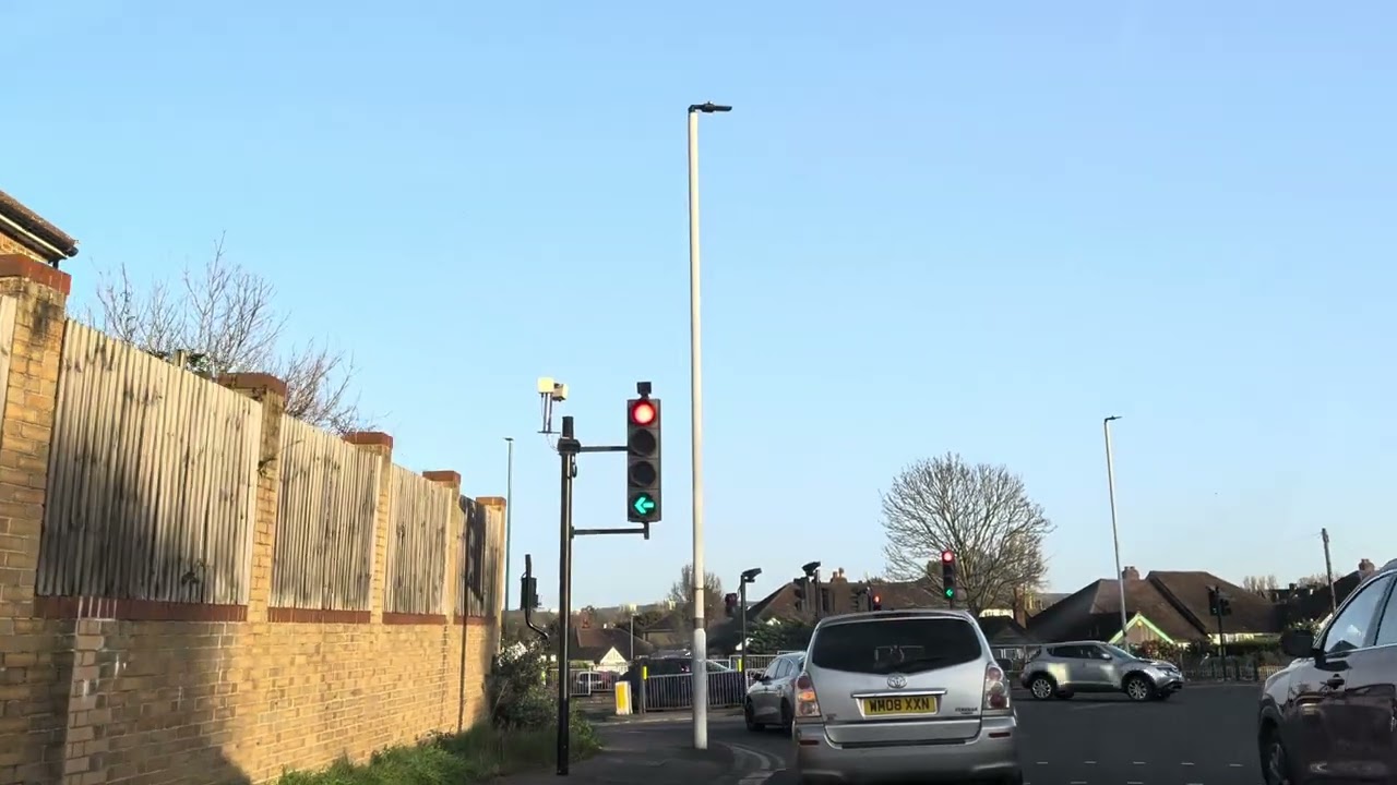 Street view of greater London UK/Sutton to Croydon.