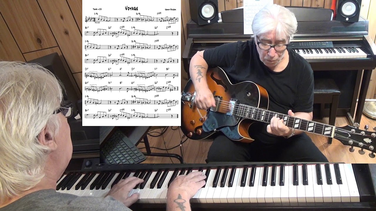 Voyage ( slow ) - Jazz guitar & piano cover ( Kenny Barron )