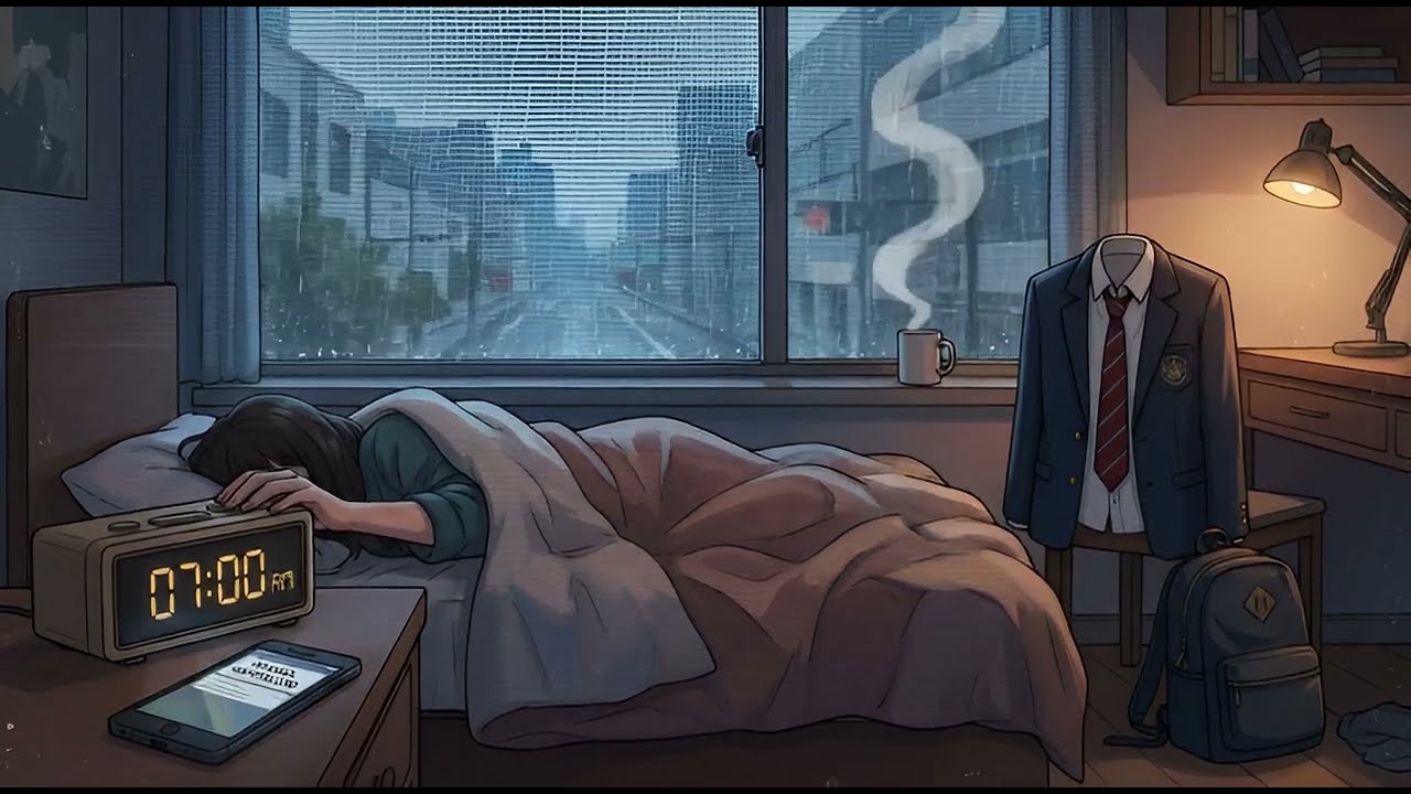 it's 7am, school is off, and it's raining outside [lofi hip hop]
