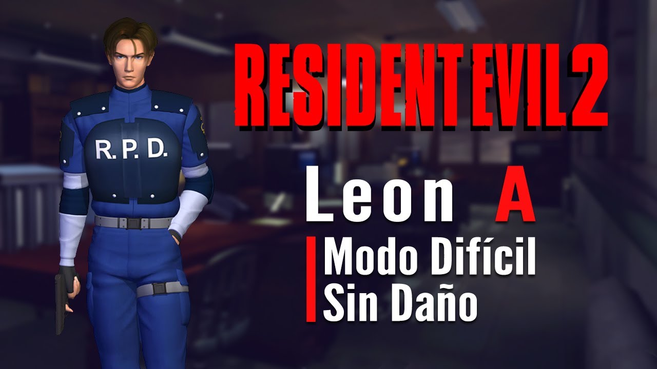 Resident Evil 2 (1998) - Leon A (Difícil, Sin Daño, Rango S) [PC-JPN]