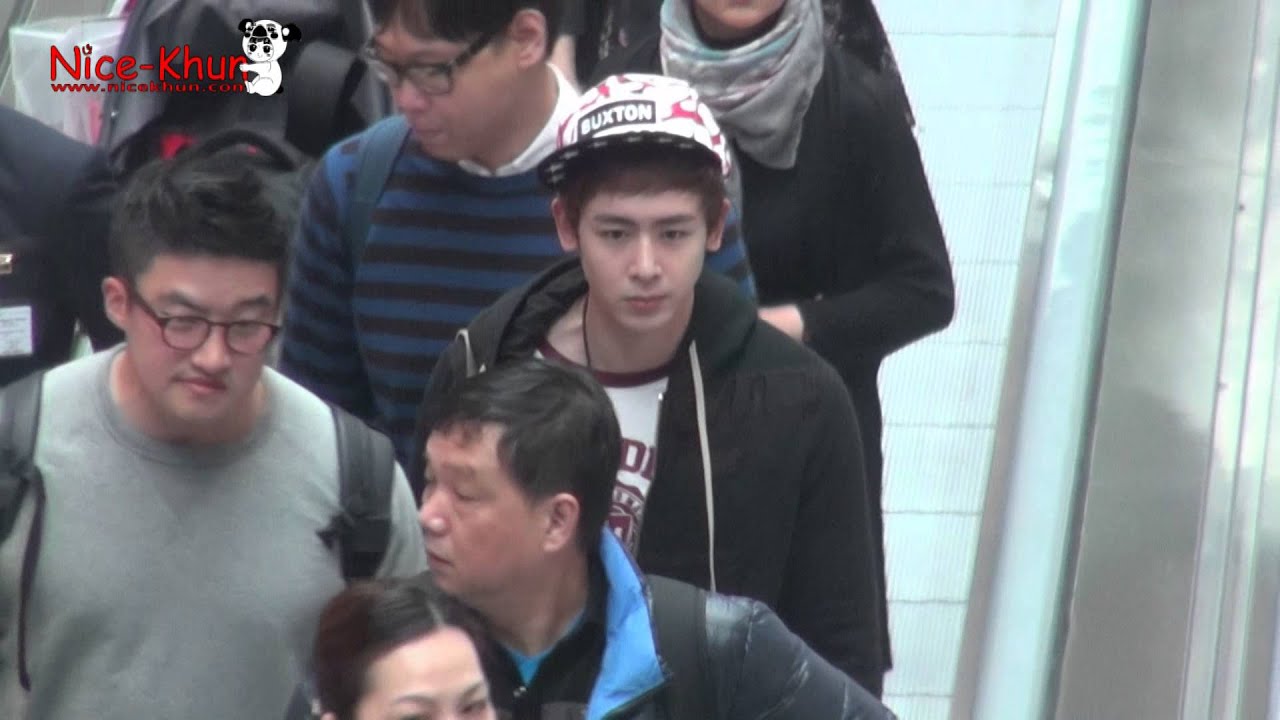 [Fan cam]140408 Nichkhun Incheon airport to Thailand