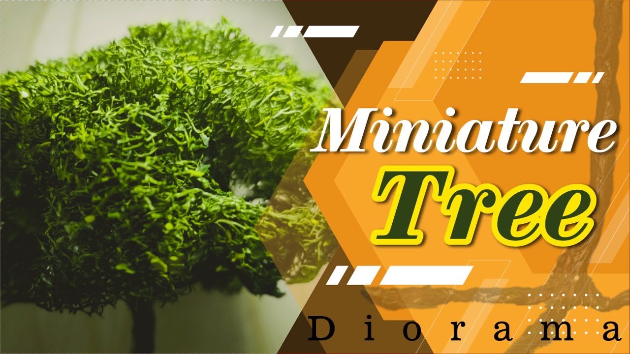 How to Make a Miniature Tree Using Wire and a Natural Loofah