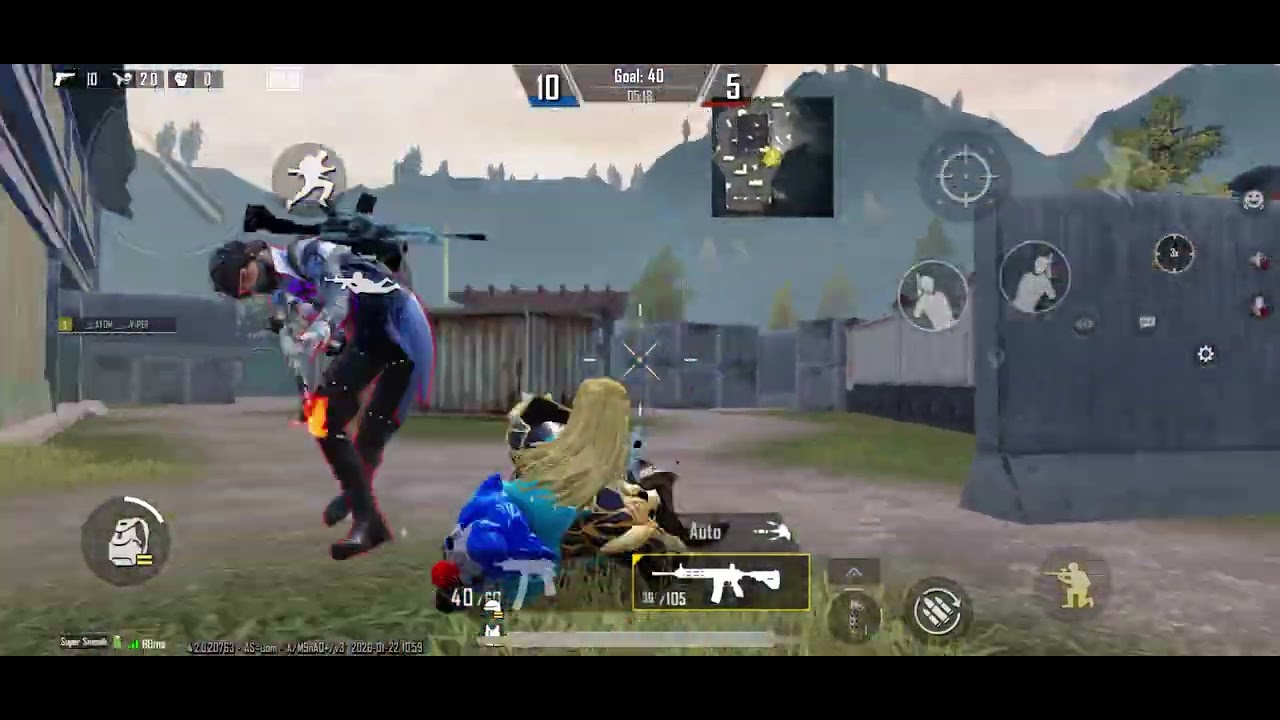 #tdm Challenge M416🔫 #hifi ==  #GAMEPLAY🎮 with my Teammate👍 || AXOM VIPER GAMING OFFICIAL💫