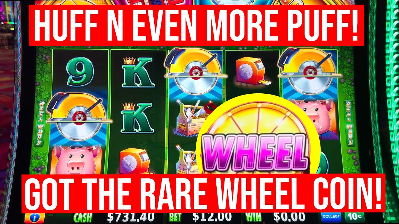RARE WHEEL COIN TRIGGERED! | Huff N Even More Puff