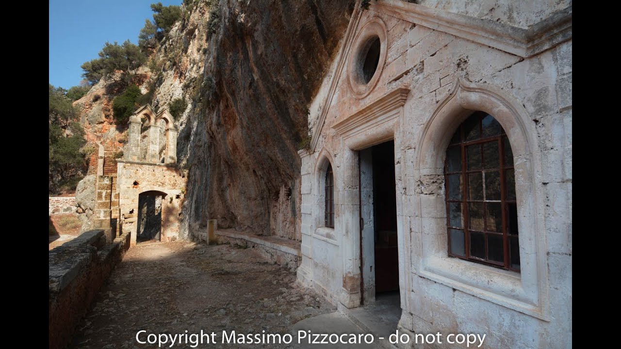 Crete, Katholikon monastery in Avlaki gorge.