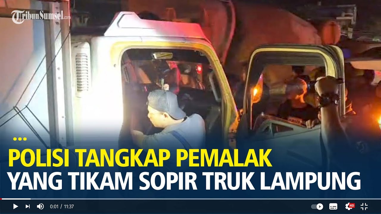 Polisi Tangkap Pemalak di Macan Lindungan yang Tikam Sopir Truk Asal Lampung Hingga Tewas