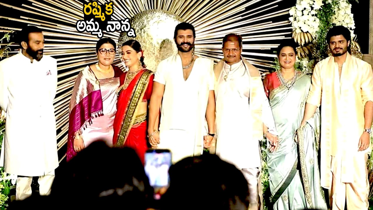 Vijay Devarakonda Rashmika Mandanna With Their Family Visuals | Bhairava Media