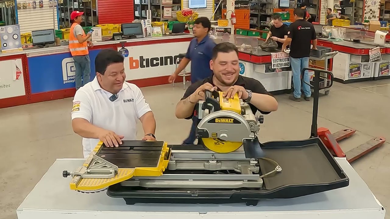 Cortadora de ceramica, porcelanatos, piedra y loseta DeWalt 10 D24000