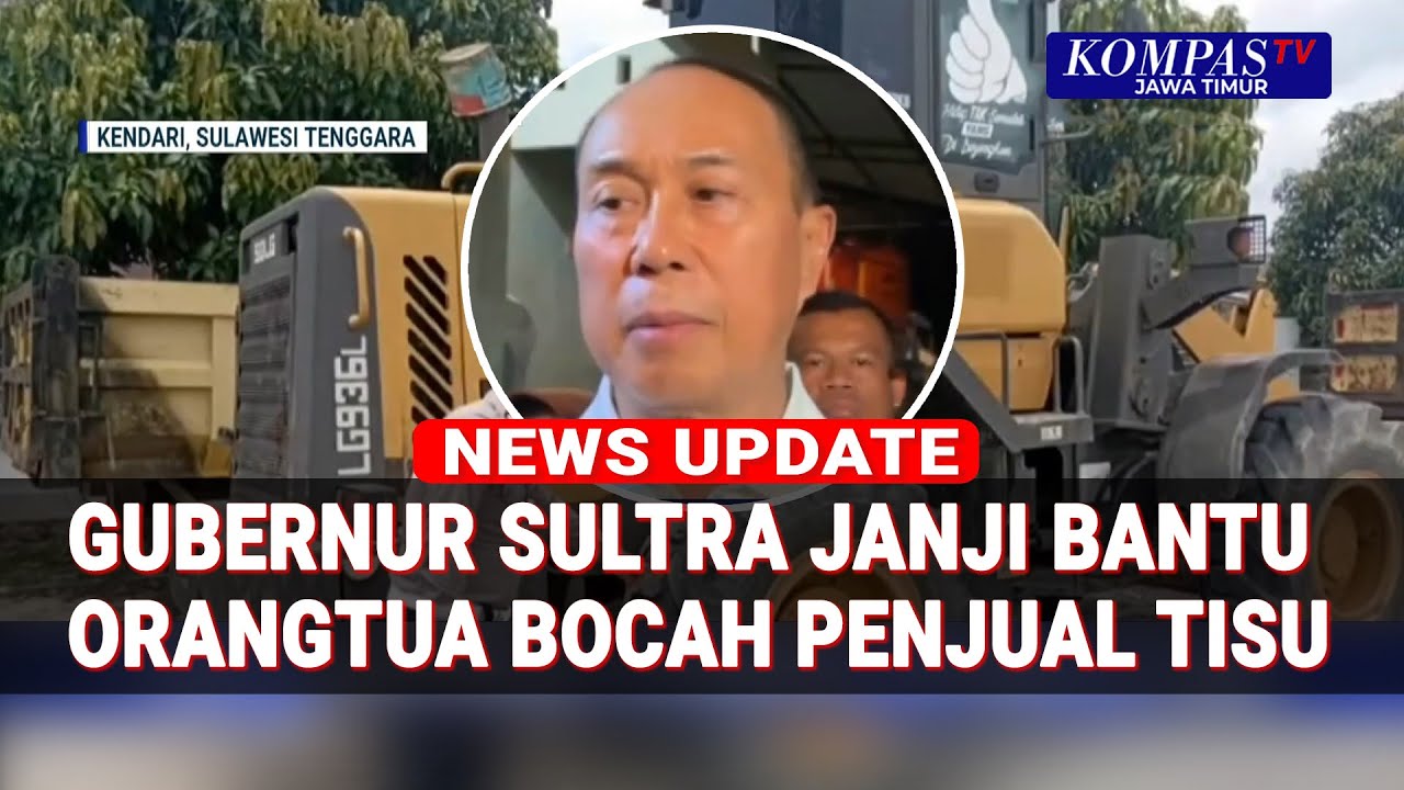 Bocah Penjual Tisu Tewas Tertabrak Alat Berat, Gubernur Sultra Janji Bantu Orangtua Korban