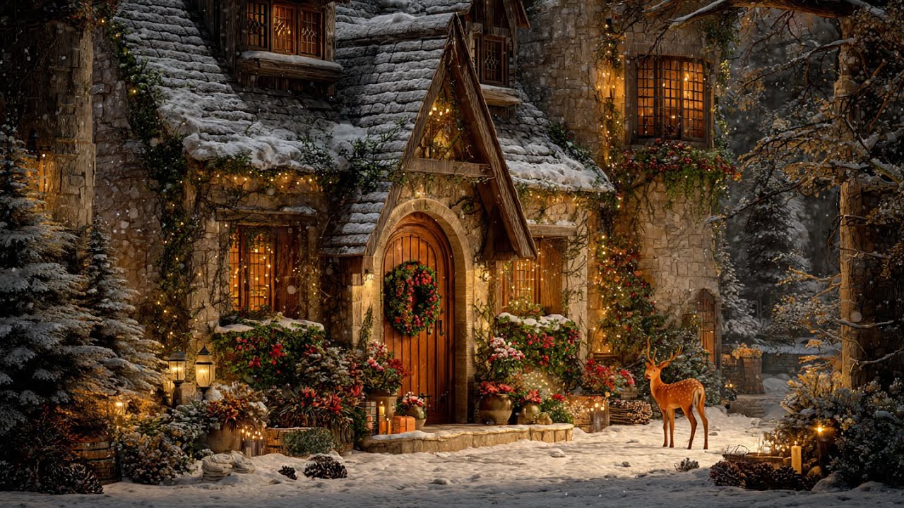 A Timeless Glow of Christmas | Poetic Winter Reverie | Relaxing Christmas Background Music