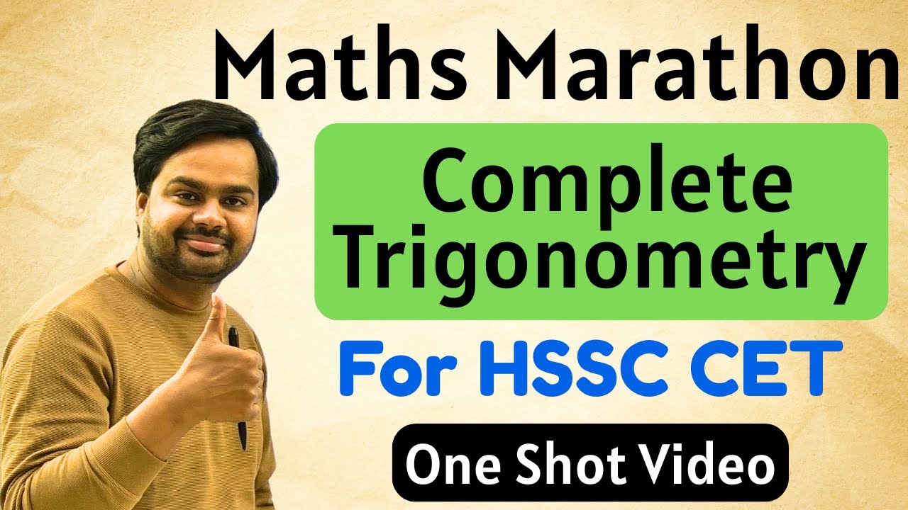 Complete Trigonometry For HSSC CET | HSSC CET Trigonometry by Rakesh Chhoker |