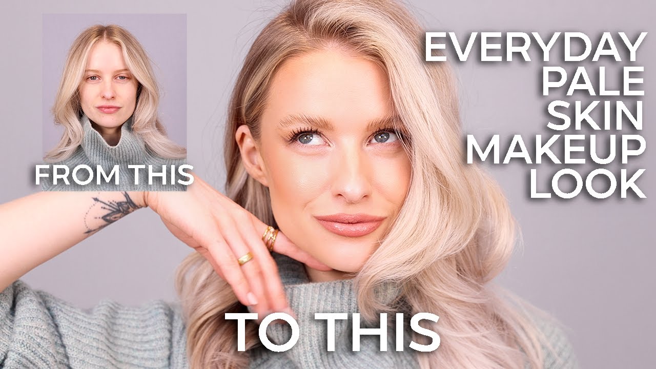 Pale Skin Everyday Makeup and How to make your lips look bigger! | Inthefrow