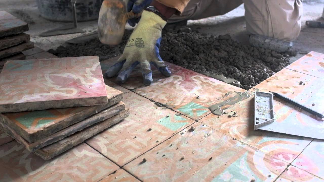 paños de baldosas hidráulicas modernistas