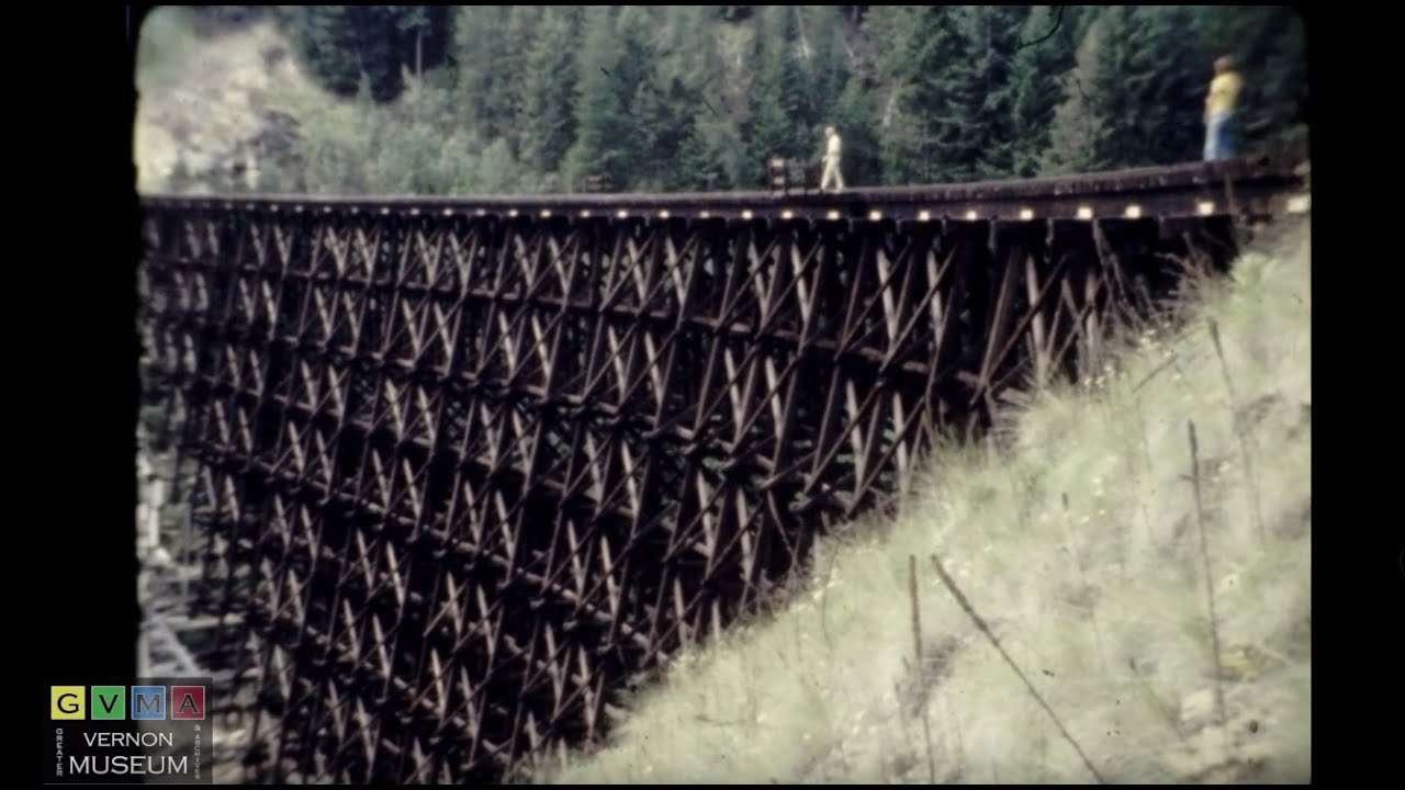 1980 Myra Canyon Trestles along the KVR, Kelowna BC