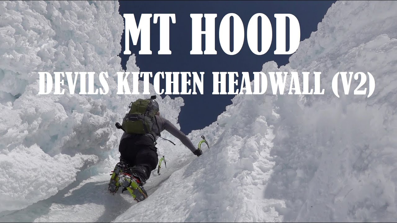 Mt Hood Summit: Devil's Kitchen Headwall, Variation 2 / Wy'East (4K)