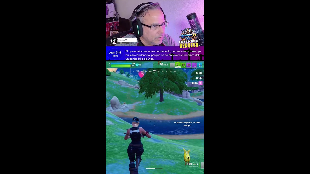 Cap.7 Jugando Fortnite zero build