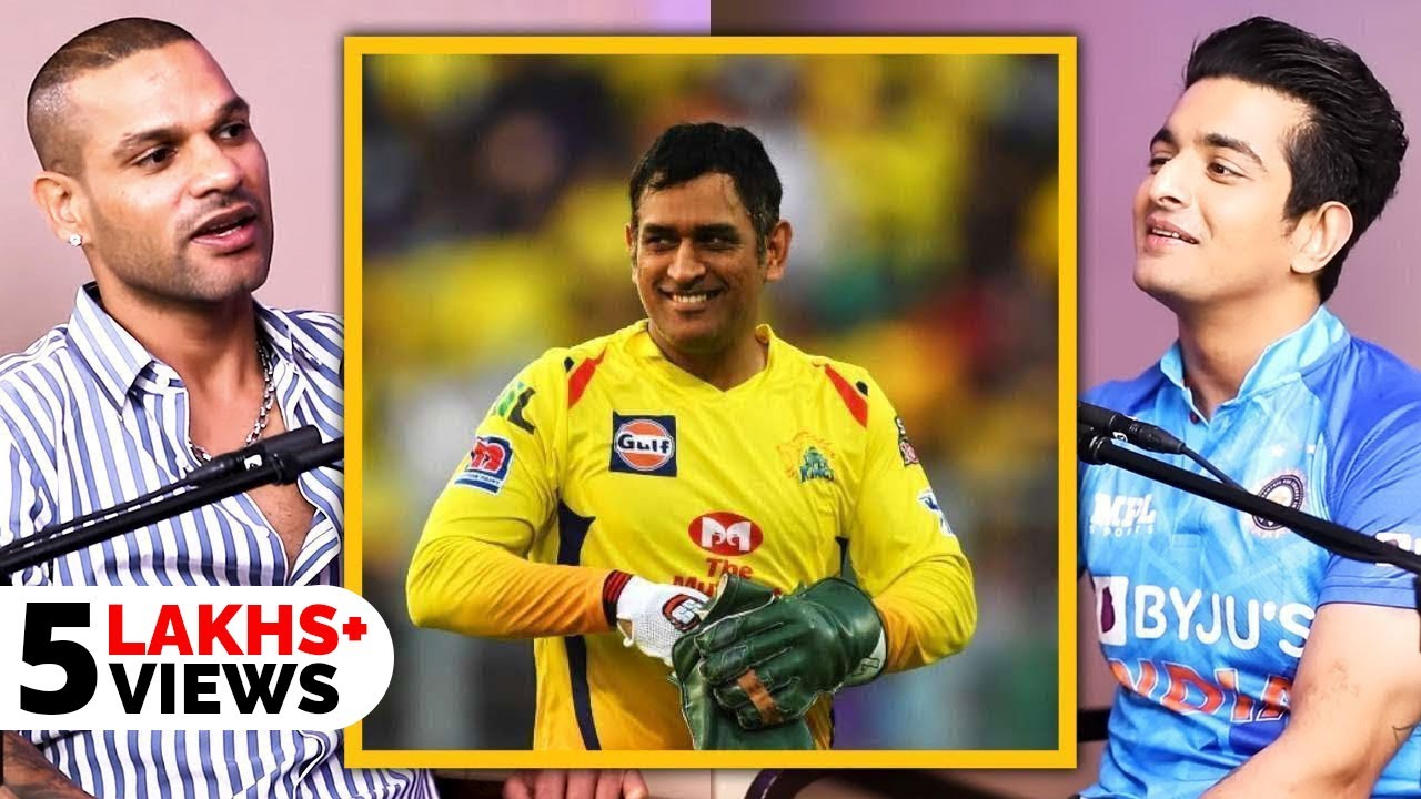 The Aggression Of MS Dhoni - What People Don't Know About Captain Cool - Shikhar Dhawan Explains