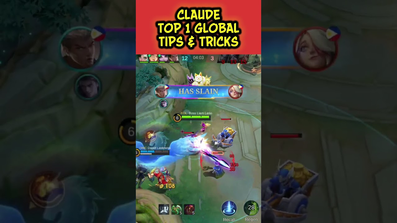 Top 1 Global Claude build tips and tricks MLBB 