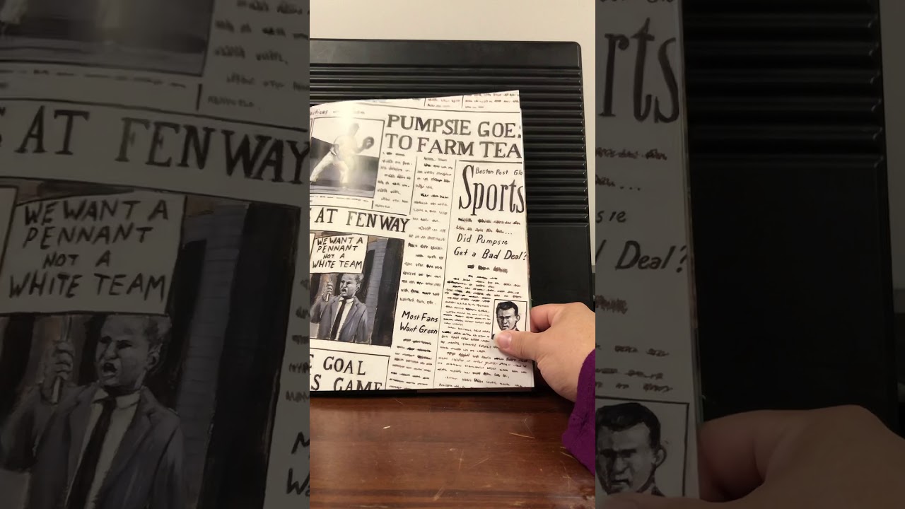 Waiting for Pumpsie by wittenstein baseball historic fiction read aloud intervention specialist sox