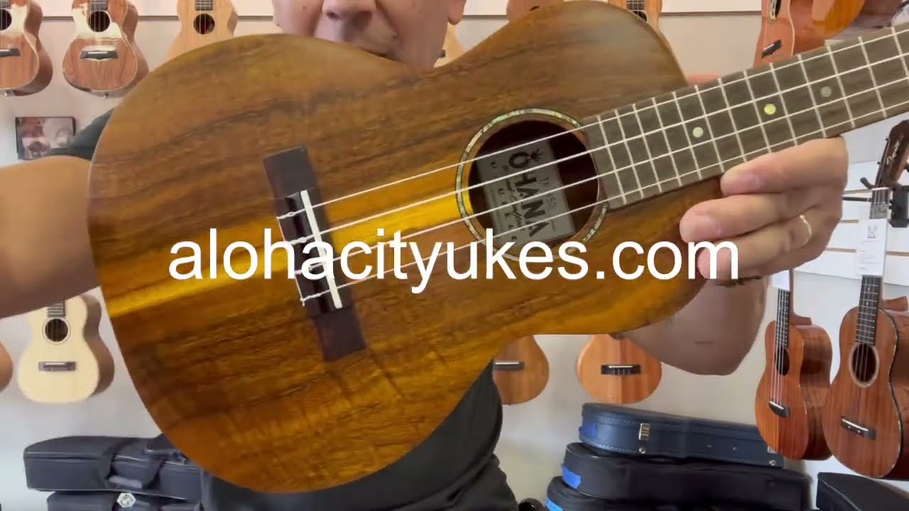 Ohana TK-450 Solid Koa Tenor Ukulele Demo/Review at Aloha City Ukes