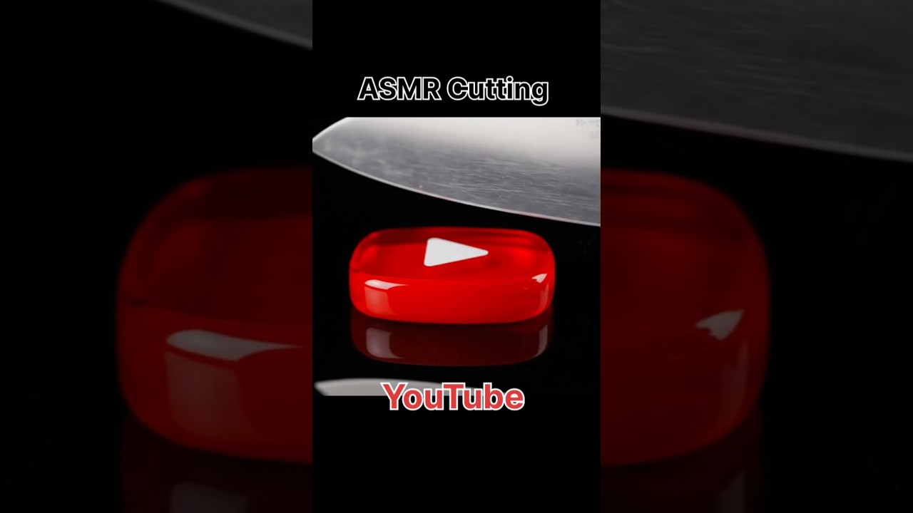 🔪 YouTube Cutting ASMR #aicutting #asmr #aiglassfruitcutting # #trending #glasscutting #shorts