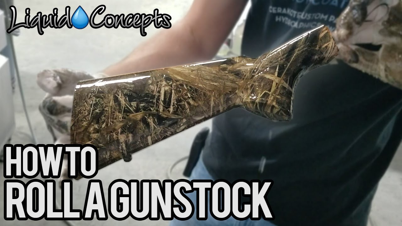 Liquid Concepts Demonstrating How to Roll a GunStock