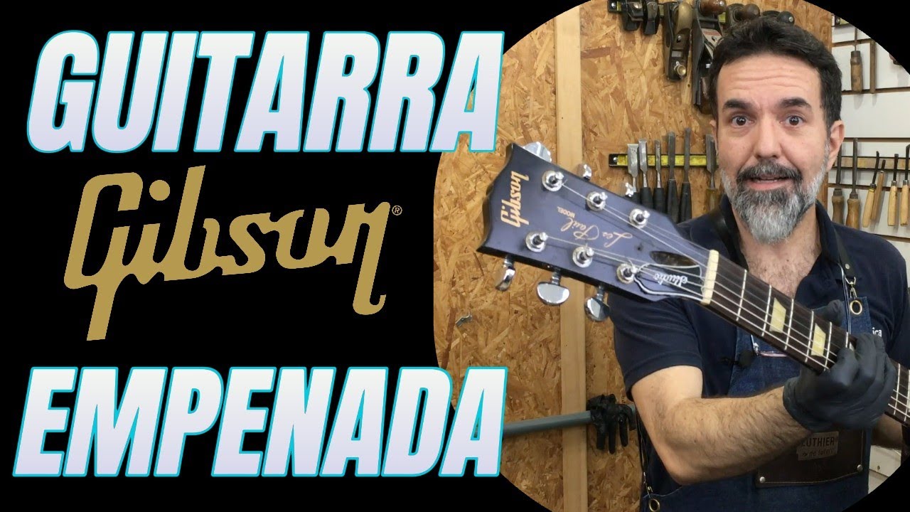 Desempenando guitarra Gibson edição especial de aniversário!