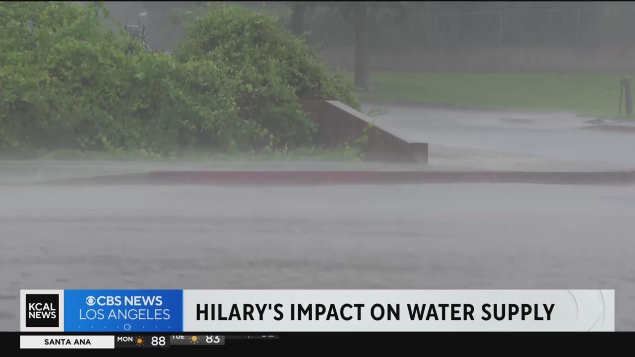 Tropical Storm Hilary's impact on California's water supply