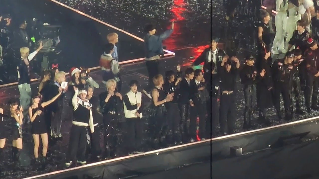 [4k] 221224 SBS 가요대전 엔딩 전체출연자 엔시티127 엔시티 드림 All I Want for Christmas is You / NCT127 NCTDREAM 직캠 팬캠