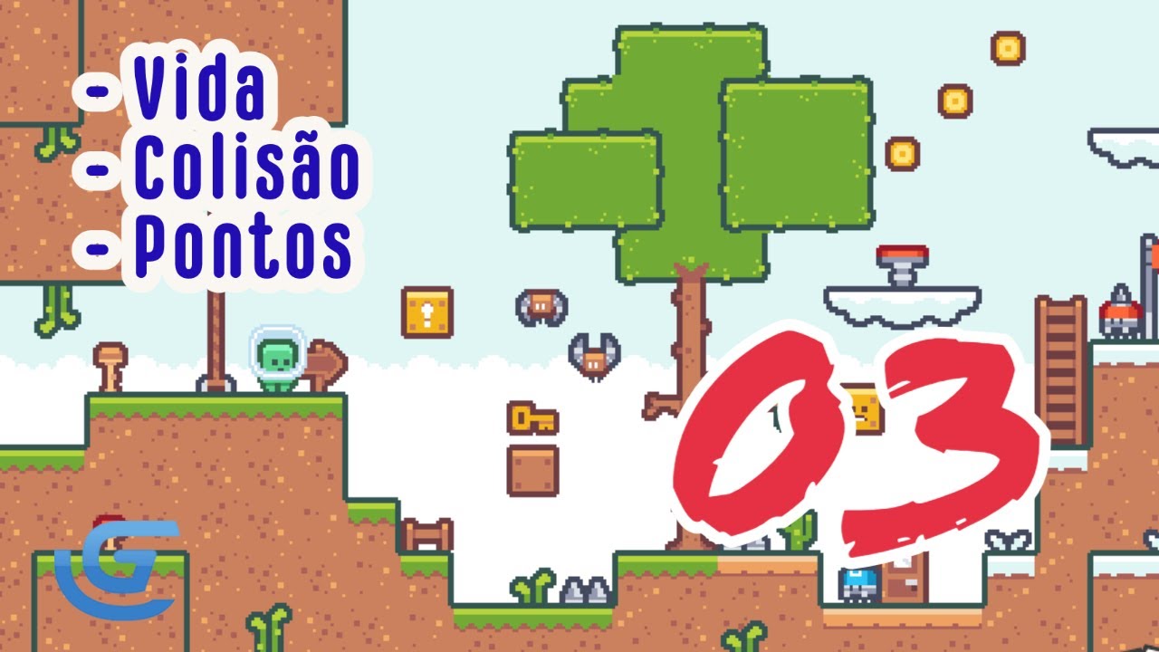 Aula 03 - Gdevelop - Implementando o novo sistema de Vida