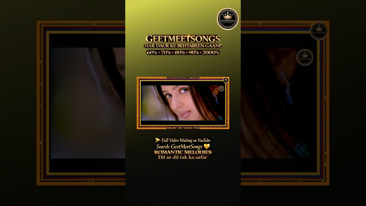 Chain Ho Chain Ho 💔✨ | Run (2004) | Abhishek Bachchan, Bhumika Chawla | GeetMeetSongs Shorts