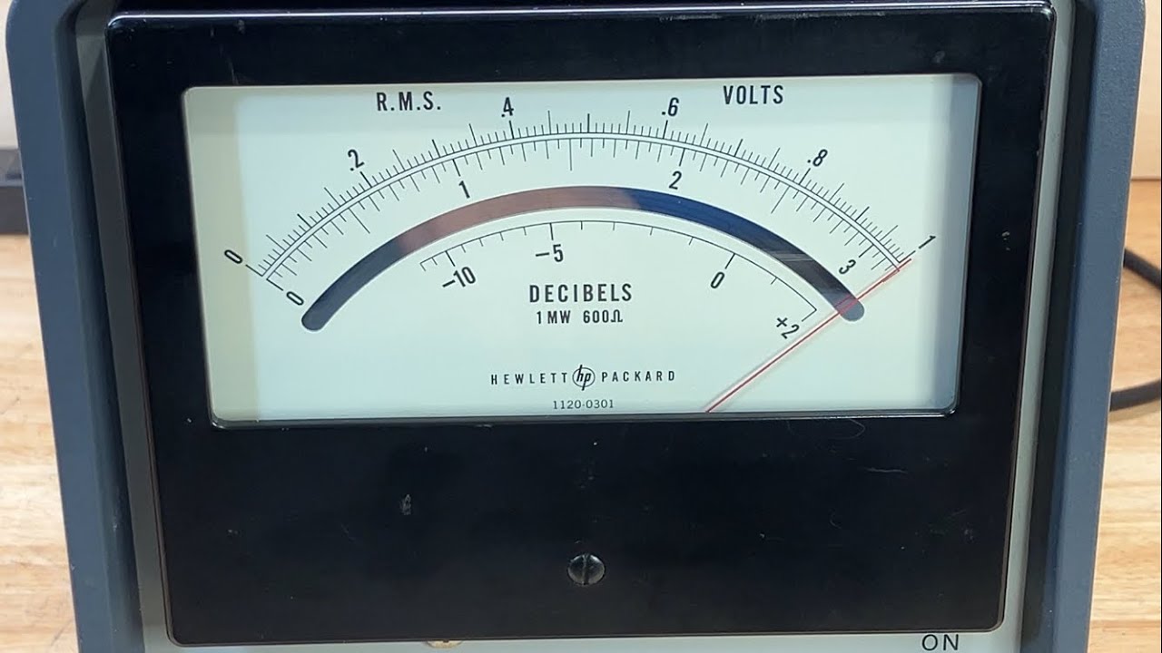 HP 400H Vacuum Tube Voltmeter Part 1