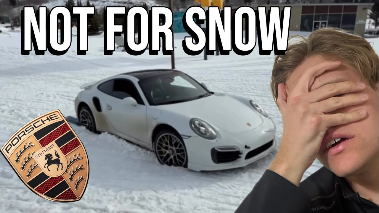 I drove 1000 miles in my Porsche 911 Turbo S to the FAT ice races… in the snow