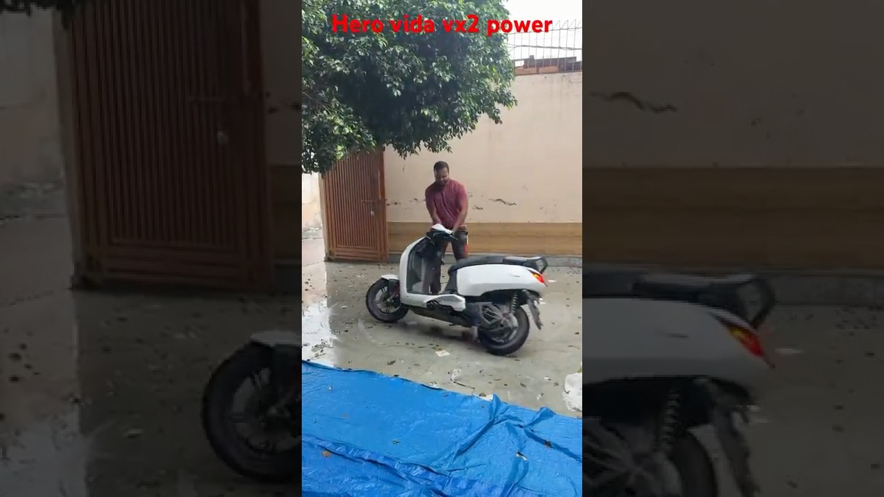 Hero Vida Vx2 Plus Stunts 🔥 | Rolling Tricks & Performance Test on EV Scooter #vida vx2