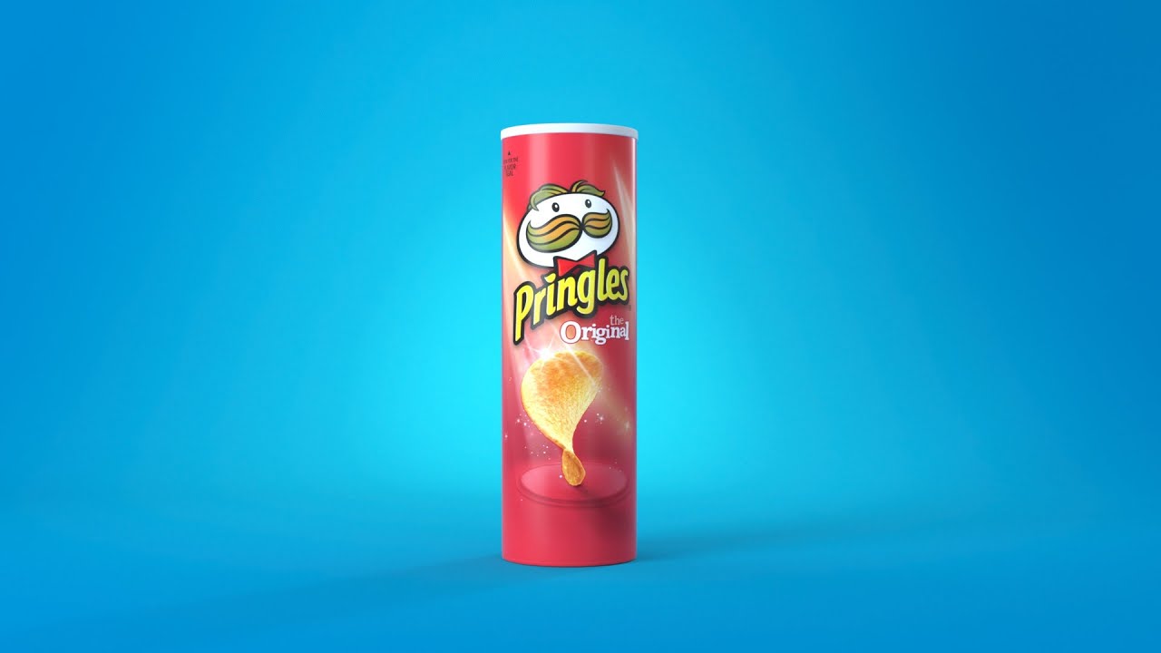 3D render product animation PRINGLES ORIGINAL