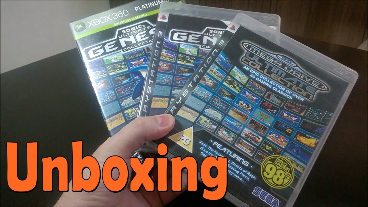 Sonic's Ultimate Genesis Collection -  Xbox 360\ PS3 - UNBOXING