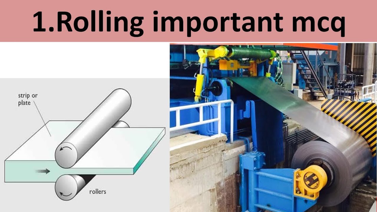 Manufacturing (metal working ) process rolling 1 : important MCQ