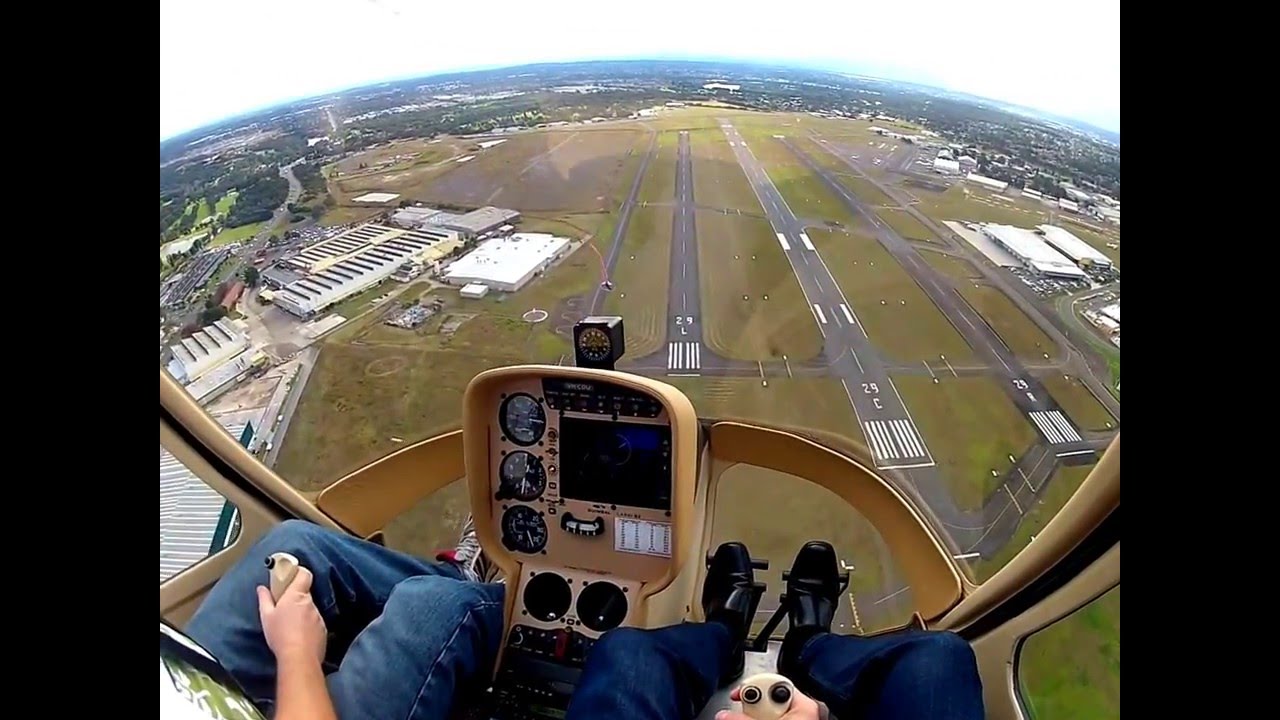 Touchdown autorotations Cabri G2 at YSBK RWY 29L - Training