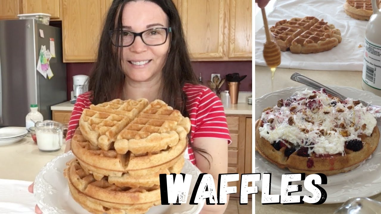WAFFLES AMERICANOS // Receita detalhada de como fazer o melhor waffle que você vai comer na sua vida