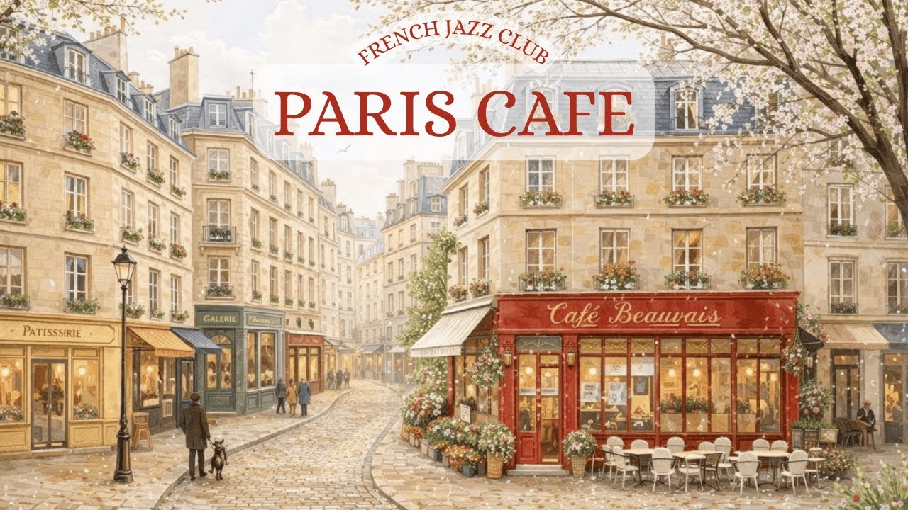 𝐏𝐀𝐑𝐈𝐒 𝐂𝐀𝐅𝐄́ 🗼 French Instrumental Music — Coffee Playlist | Guitar & Accordion