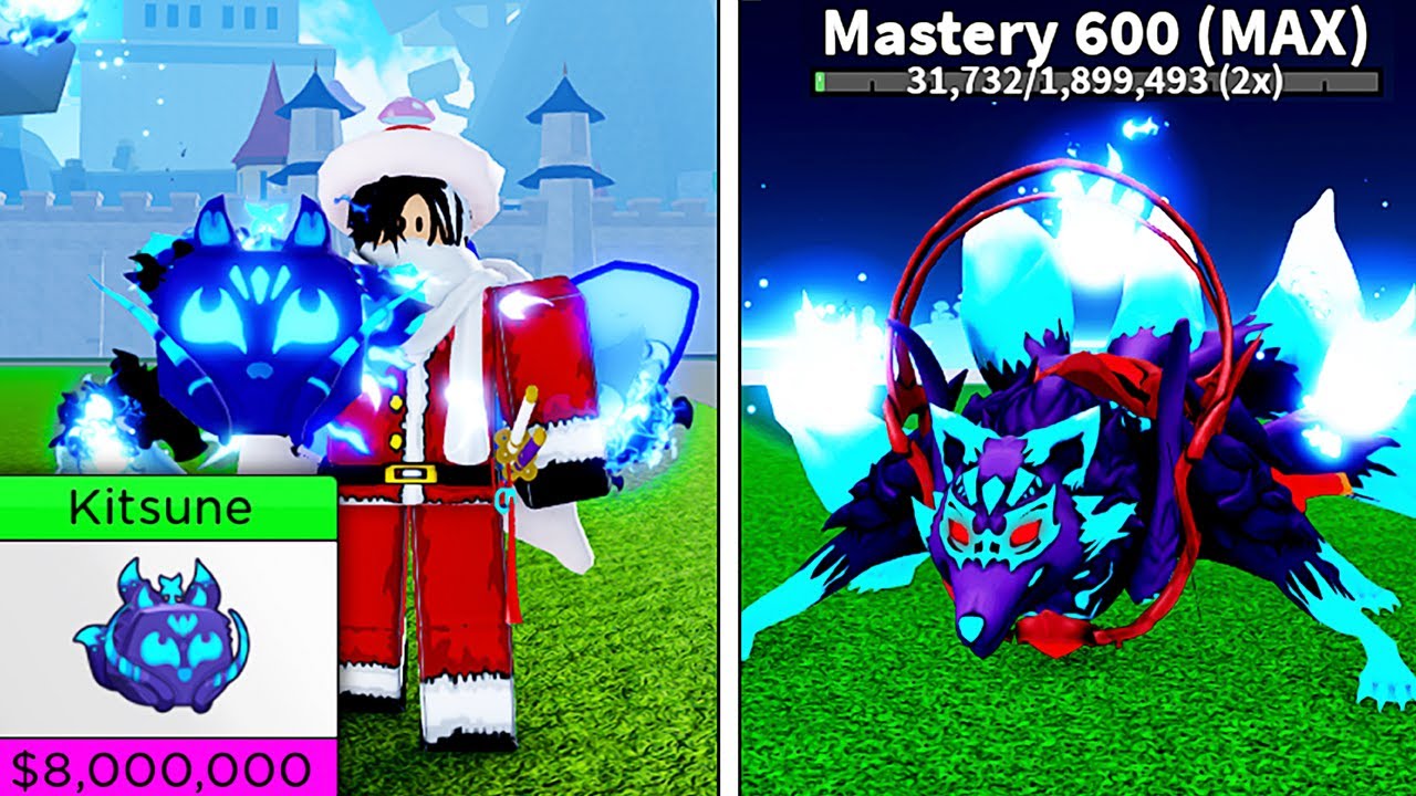 CONSEGUI E MASTERIZEI A NOVA FRUTA KITSUNE NO BLOX FRUITS
