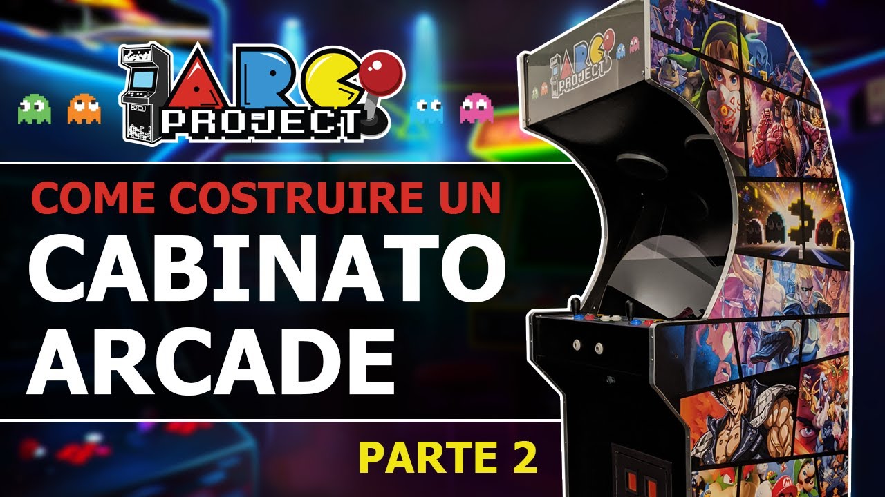 HO COSTRUITO UN CABINATO ARCADE DA SALA GIOCHI. Parte #2. Hardware e software.