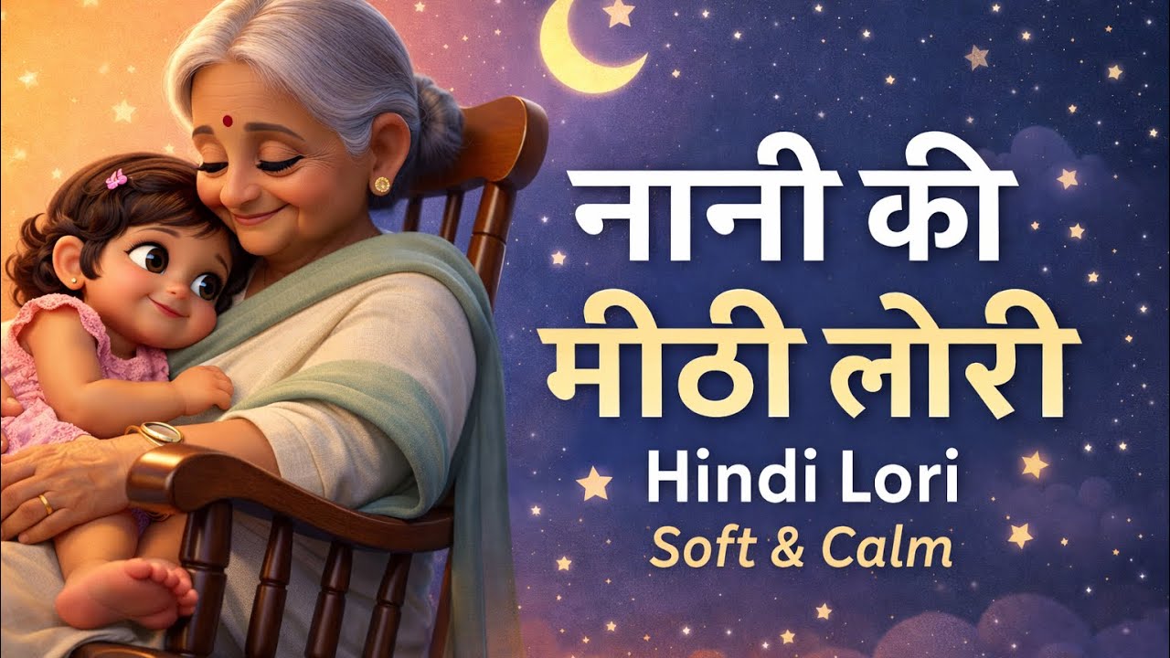 नानी की मीठी लोरी | Nani Lullaby for Baby Girl | Hindi Lori for kids | 2026 latest 