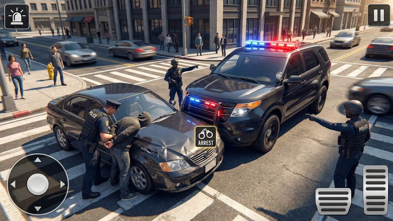 City Cop Chase Adventure | Real Police Car Chase Simulator Game