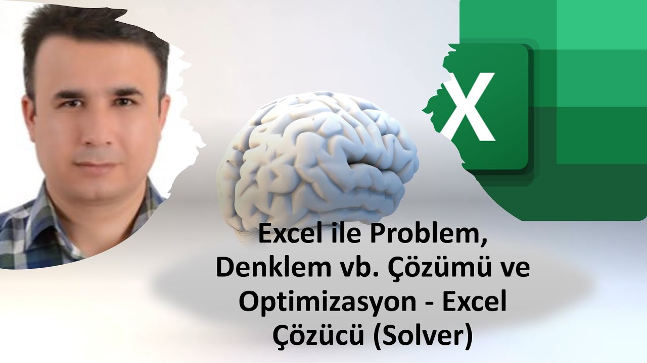 Excel ile Problem, Denklem vb. Çözümü ve Optimizasyon - Excel Çözücü (Solver) #excel