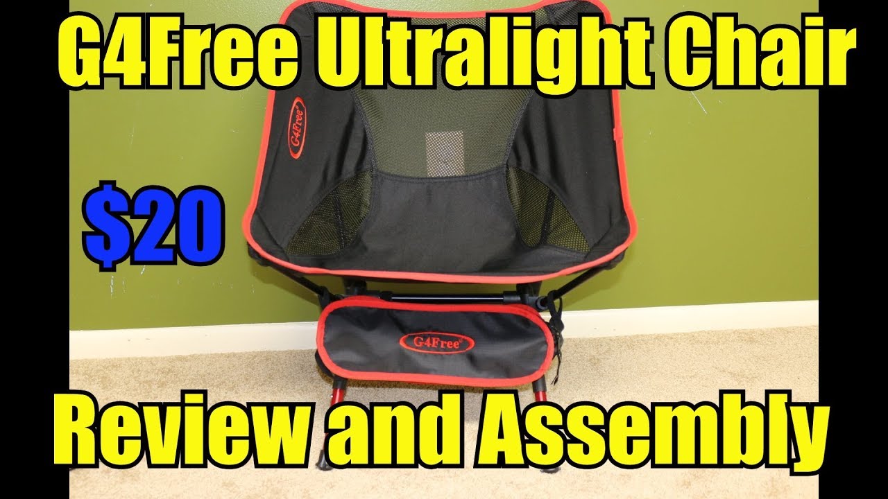 G4Free Lightweight Portable Chair Review and Assembly