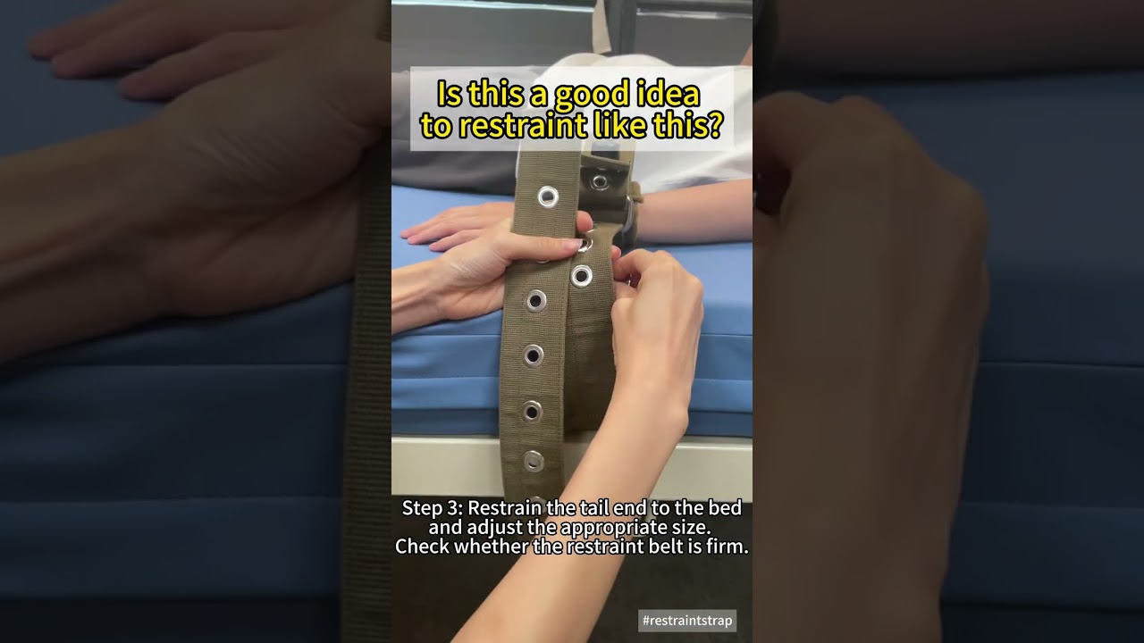 Have you ever seen such a restraint method?#restraintstrap #restraint #restrain #restraints#hospital