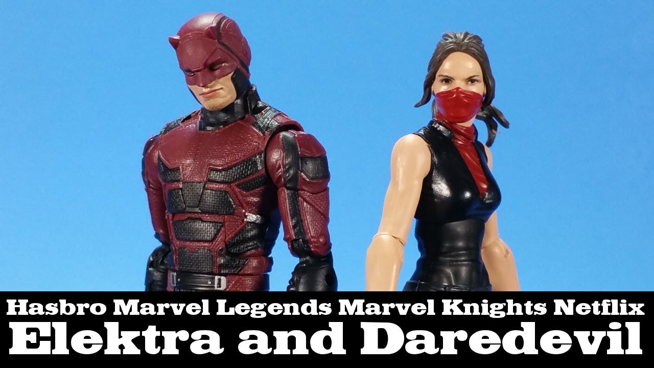 Marvel Legends Elektra and Daredevil Netflix Hasbro