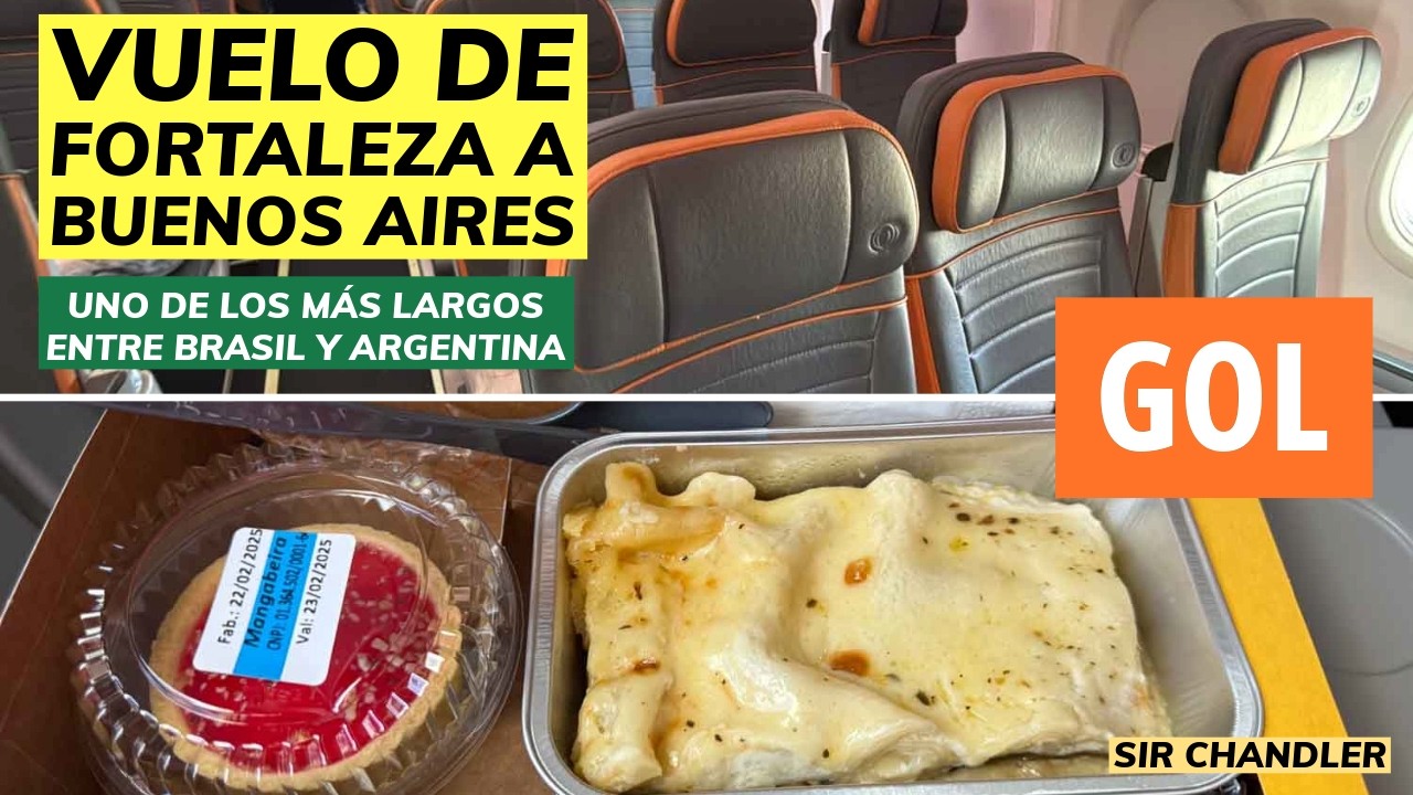 VUELO LARGO DE GOL ENTRE FORTALEZA 🇧🇷 Y BUENOS AIRES 🇦🇷