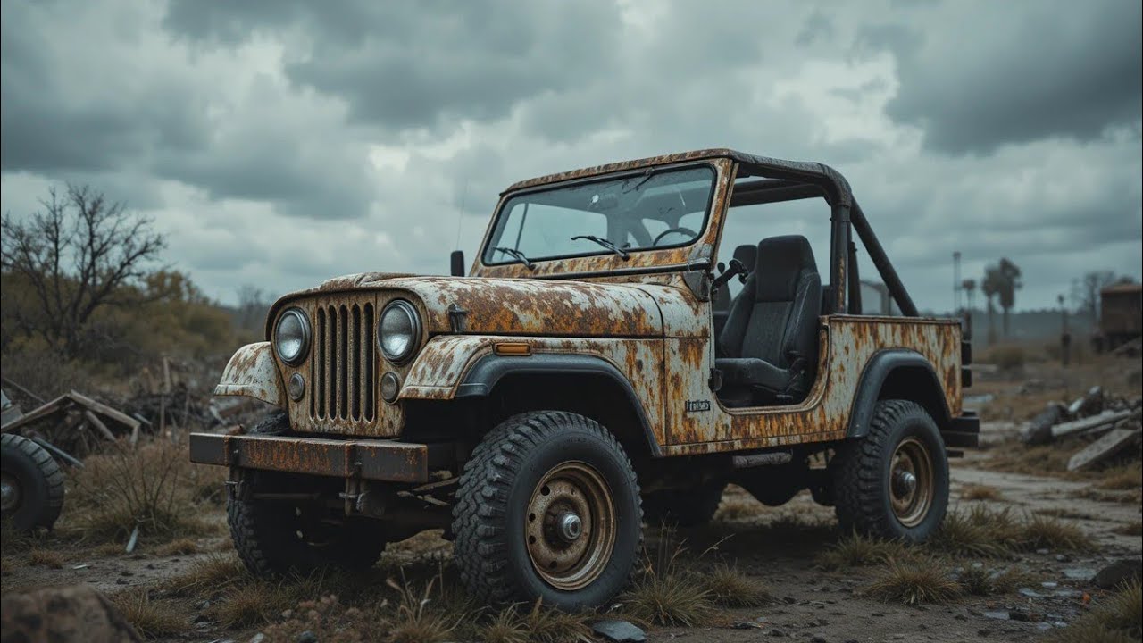 ASMR Car Restoration! Full Restoration 1982 Jeep CJ7 Total Disrepair→Looking New